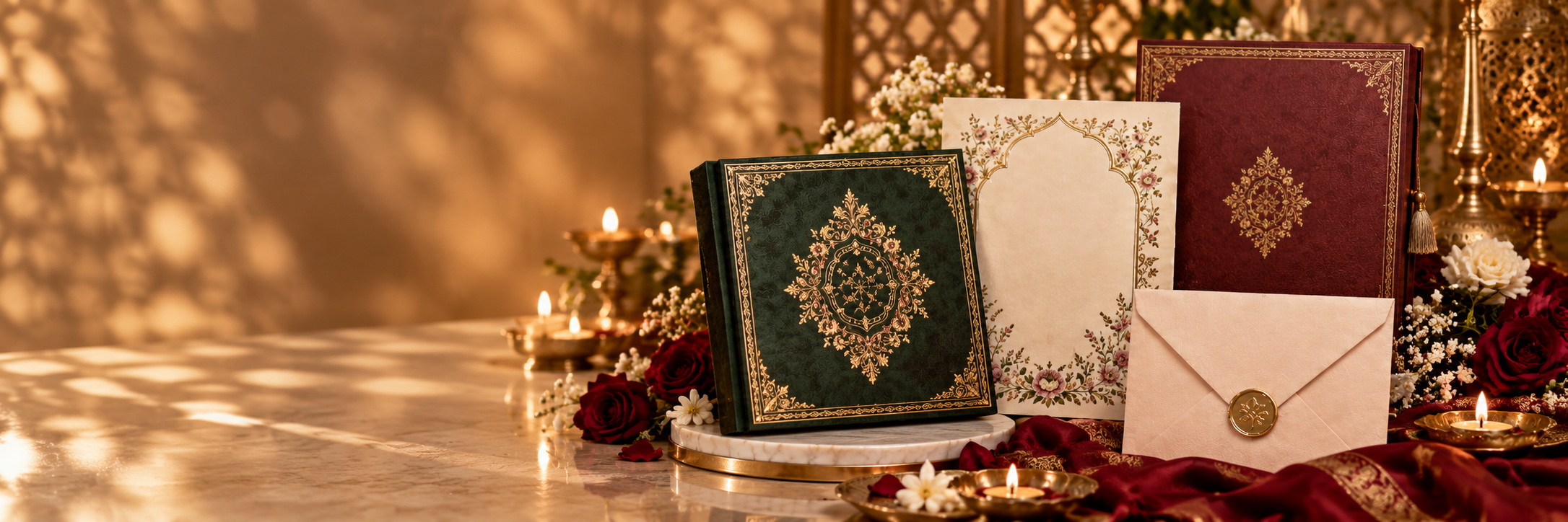 Invitation collection wedding cards