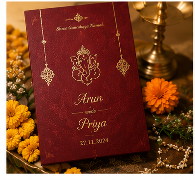 Ganesha Ceremony Card