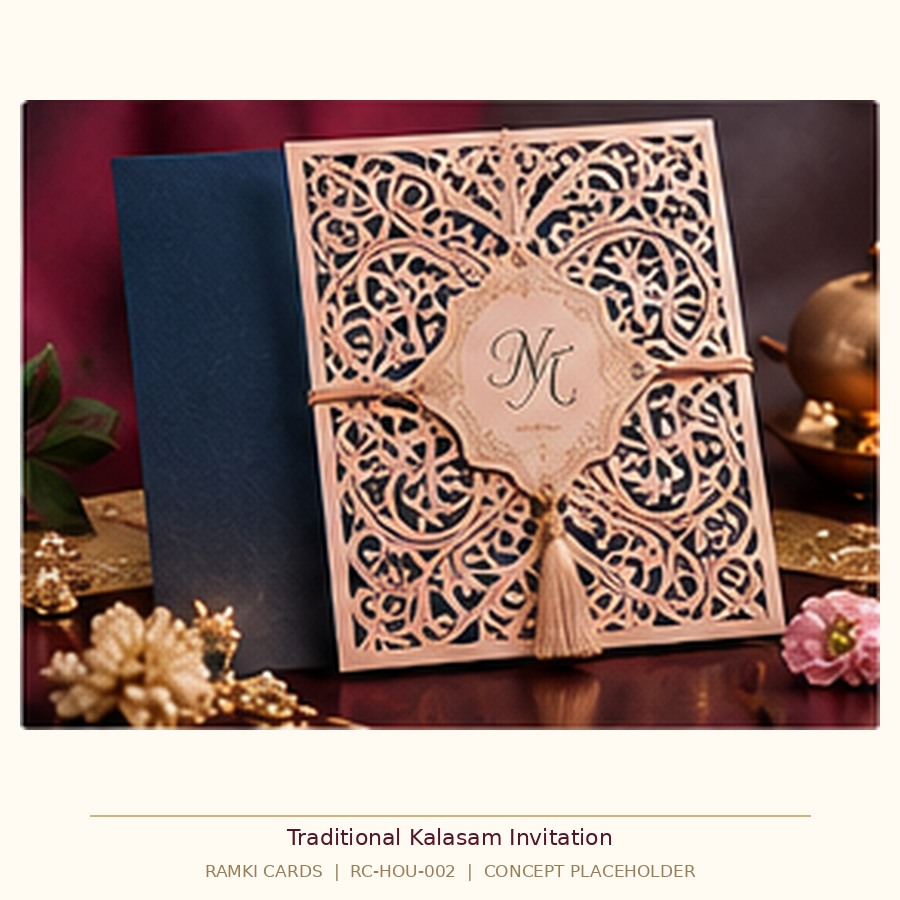 Traditional Kalasam Invitation