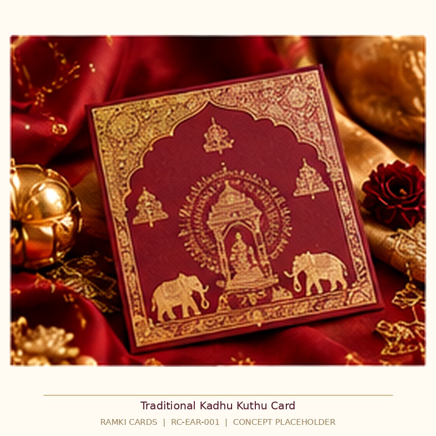 Traditional Kadhu Kuthu Card
