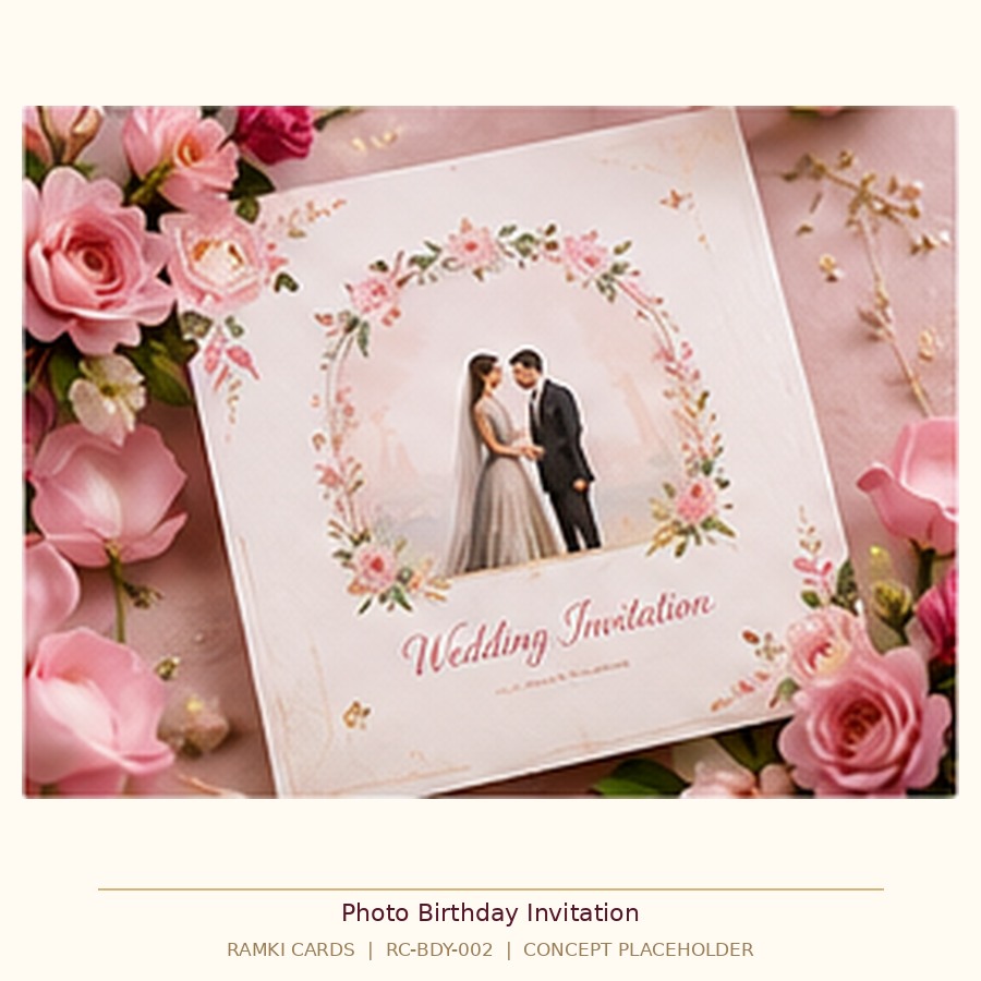 Photo Birthday Invitation